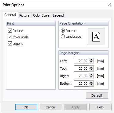 Print Options, General